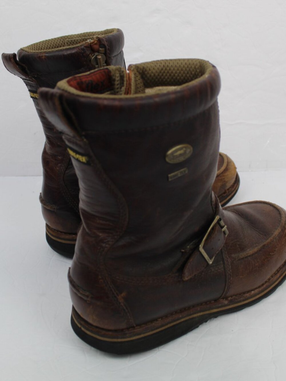 Irish Setter Gore Tex Mens Leather Boots Brown Size 9 - Picture 7 of 12